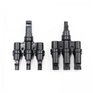 3 в 1 SLOAR мулти клон фотоволтаичен конектор за слънчев панел паралелен свързващ клон два pv модулен панел слънчева система