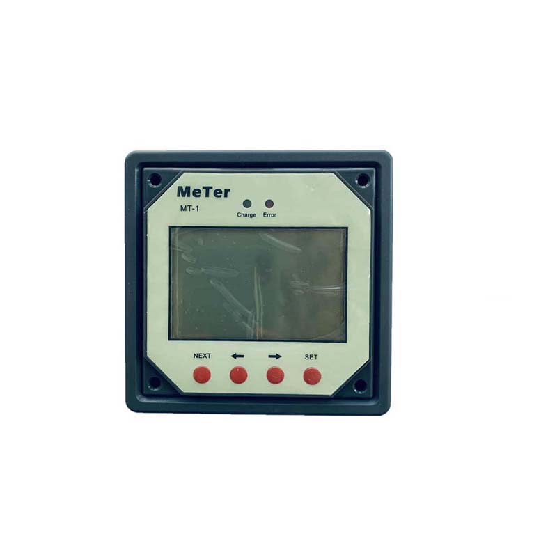 LCD дистанционен уред за двойна батерия Регулатори на контролера за зареждане MT-1 с 10М кабелен гигант дистанционно управление